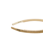Обруч тонкий Bandeau Pailette Pastel Sand