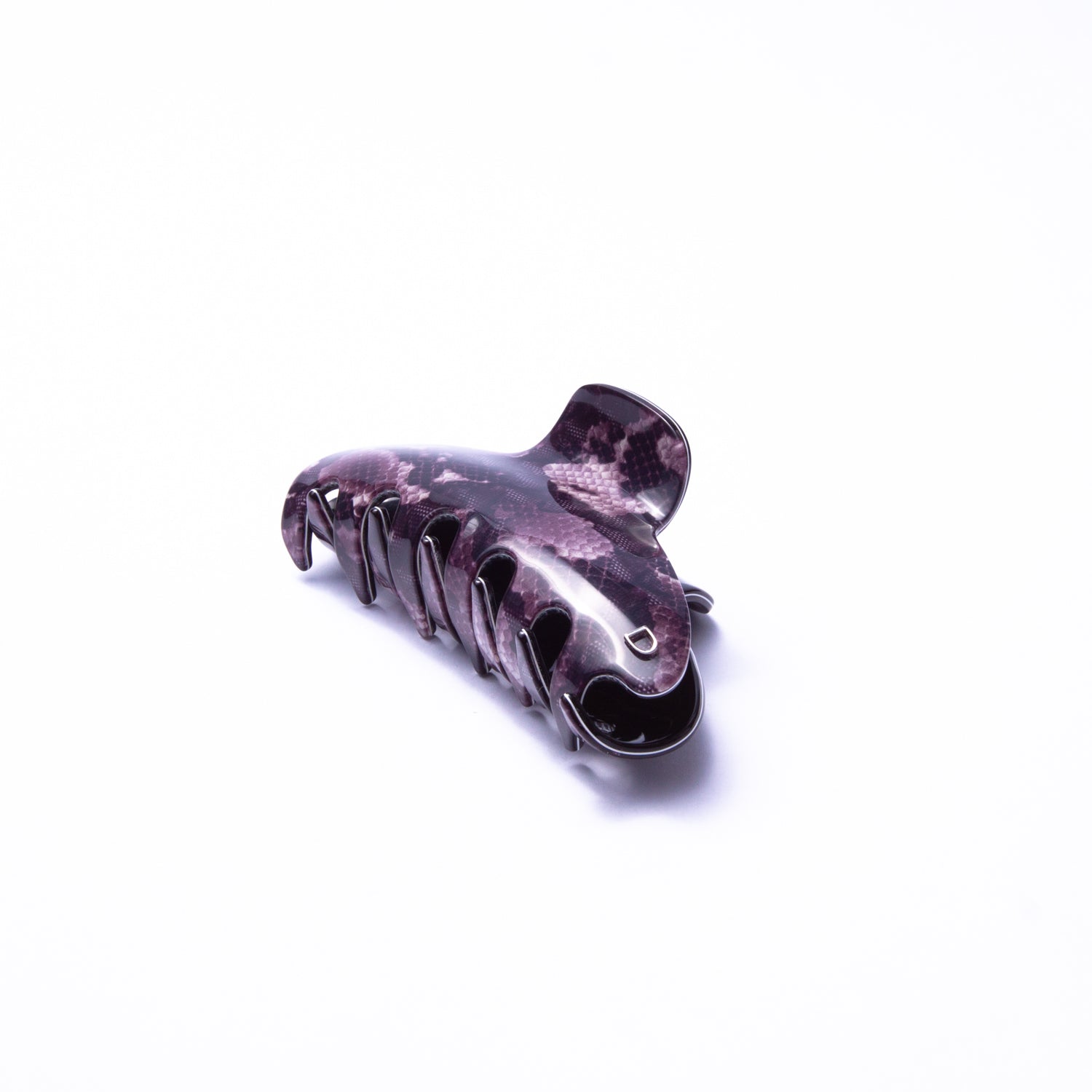 Заколка-краб Prisca середня Gris-violet Python