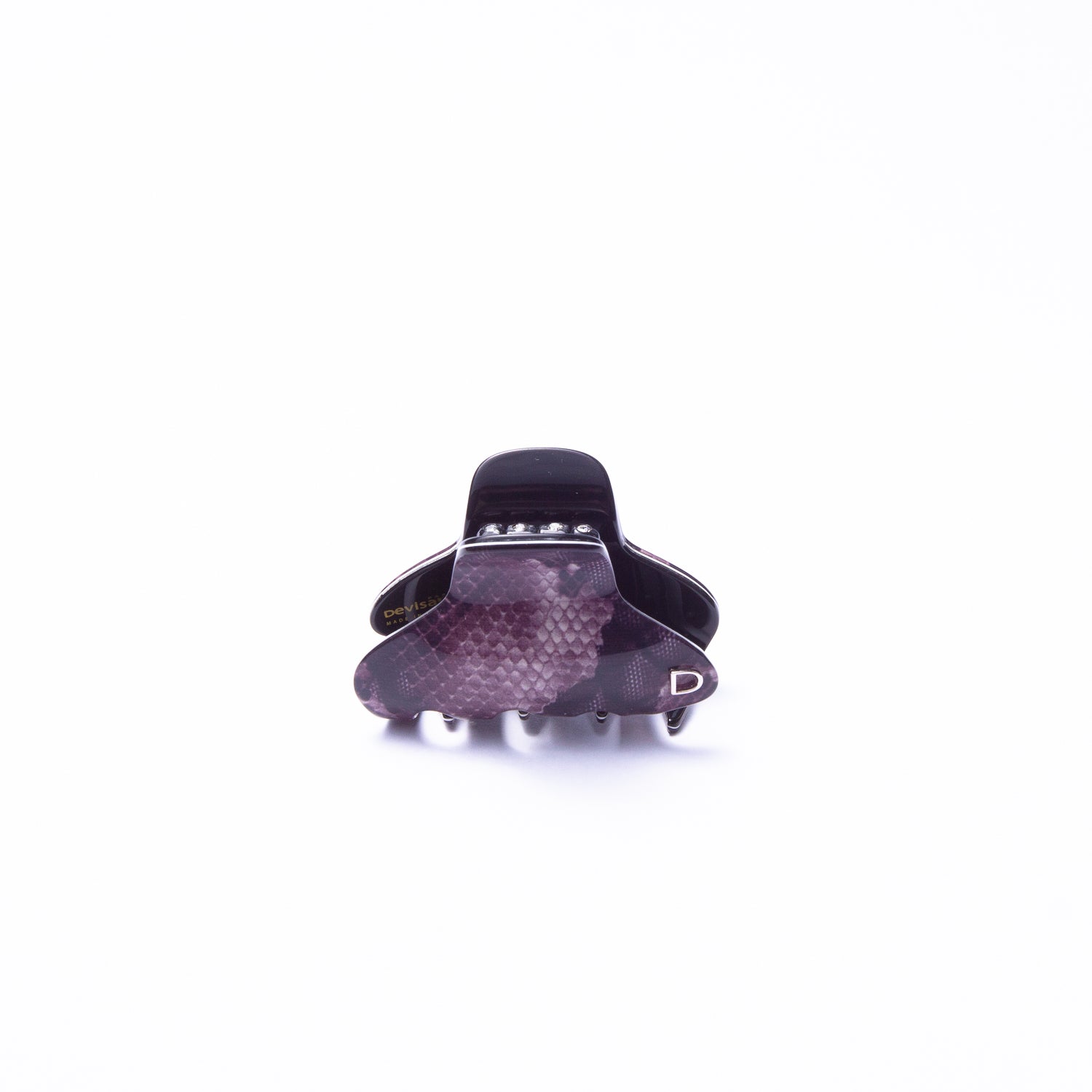 Заколка-краб Prisca мала Gris-violet Python
